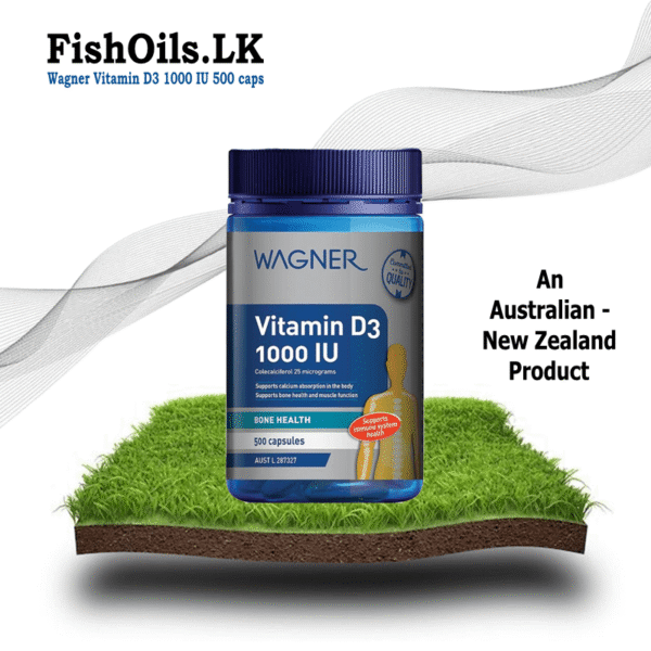 Wagner Vitamin D3 1000 IU 500 - Capsules
